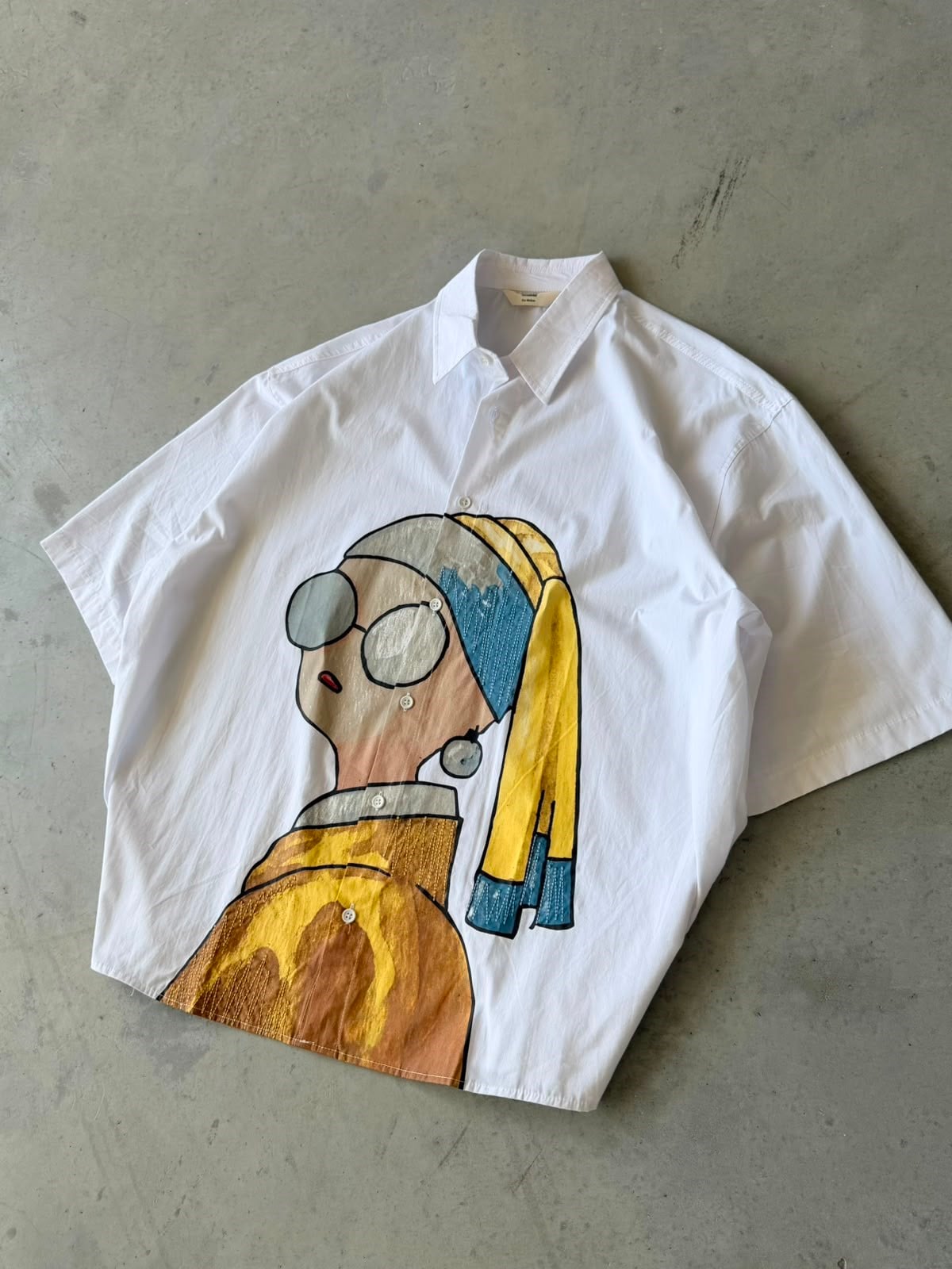 Pearl Muse Oversize Gömlek - beyaz