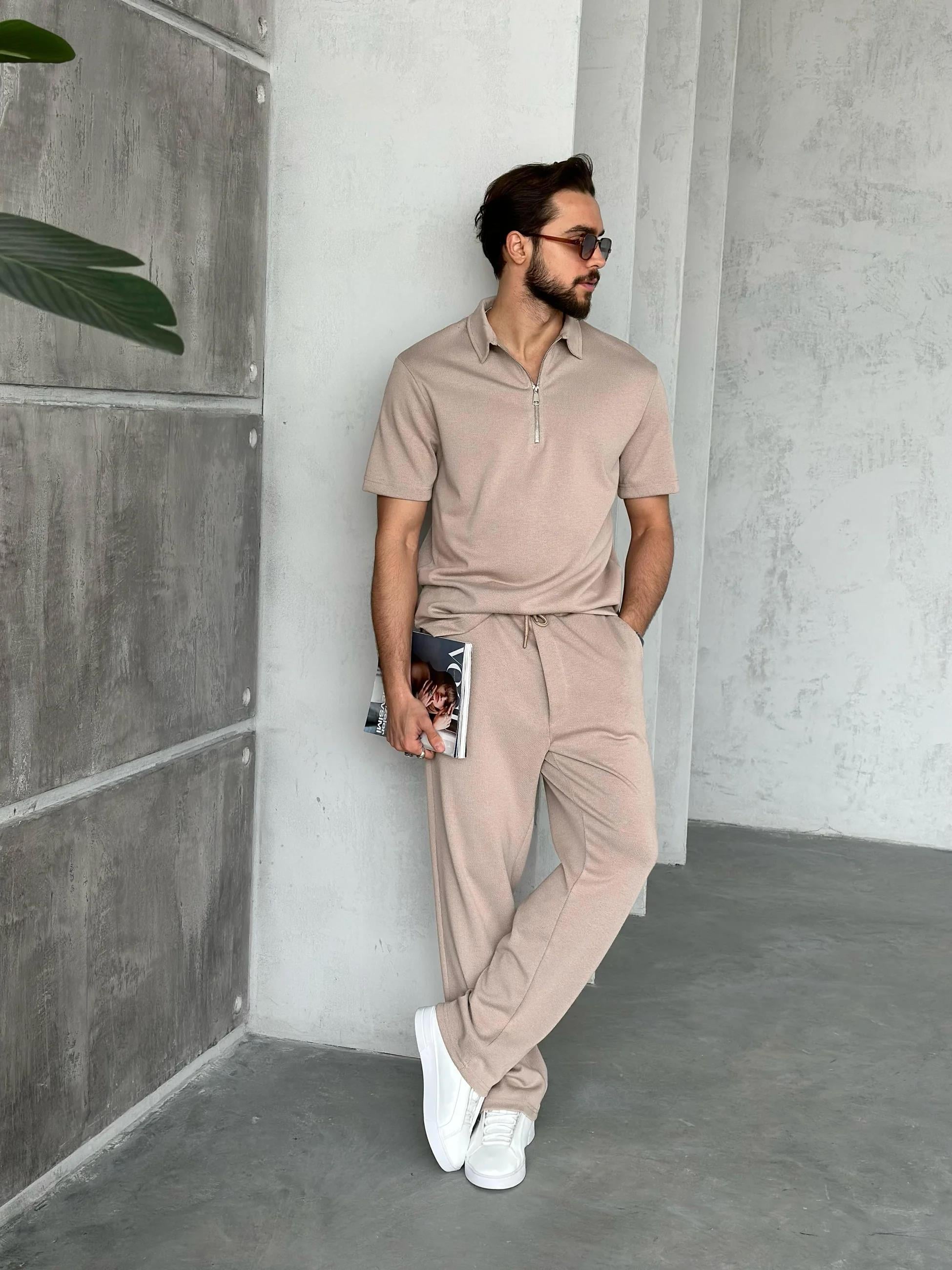 TK133 İnterlog Kumaş Takım BEJ K