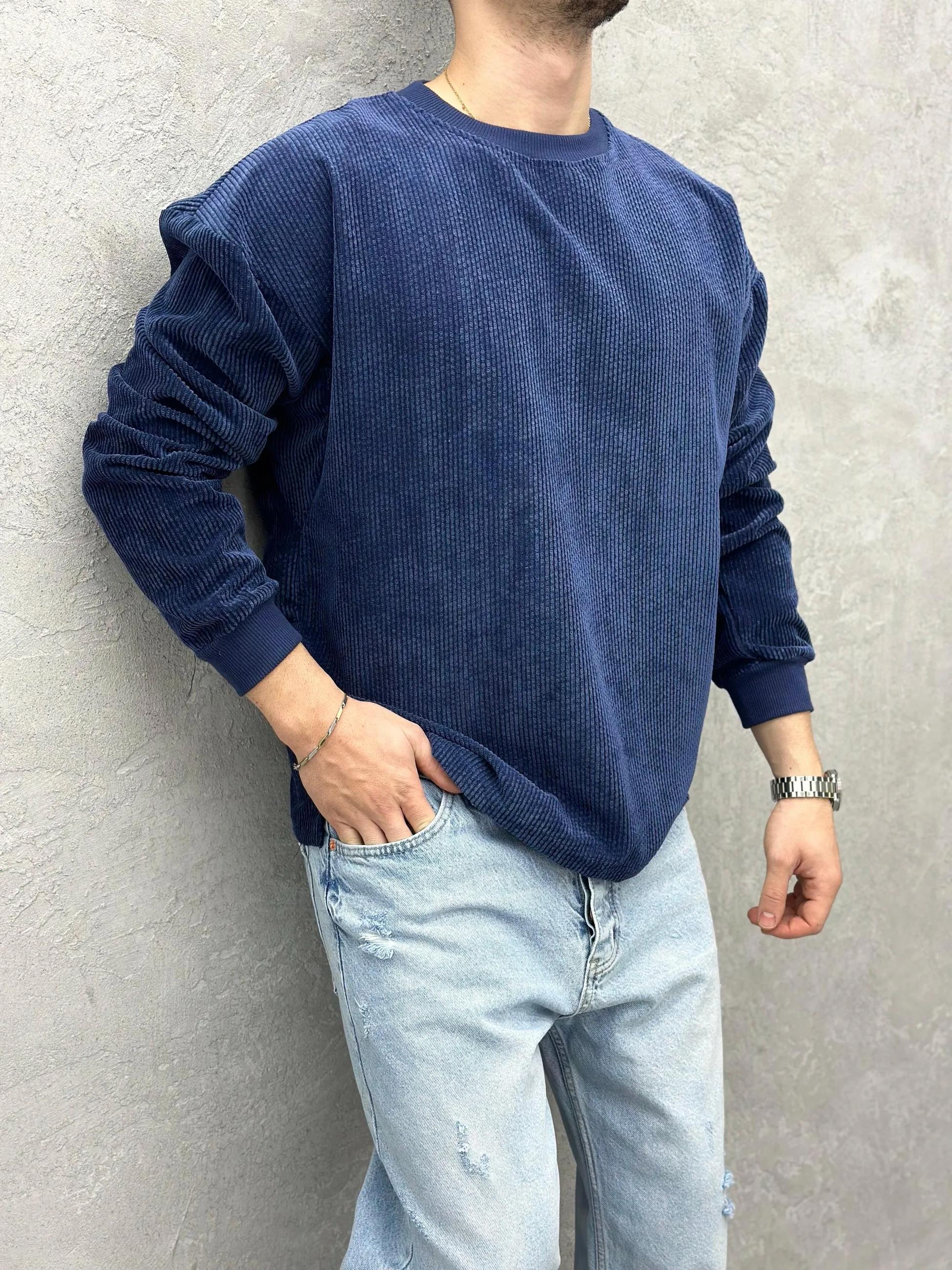 TR1035 KADİFE KUMAŞ SWEATSHİRT