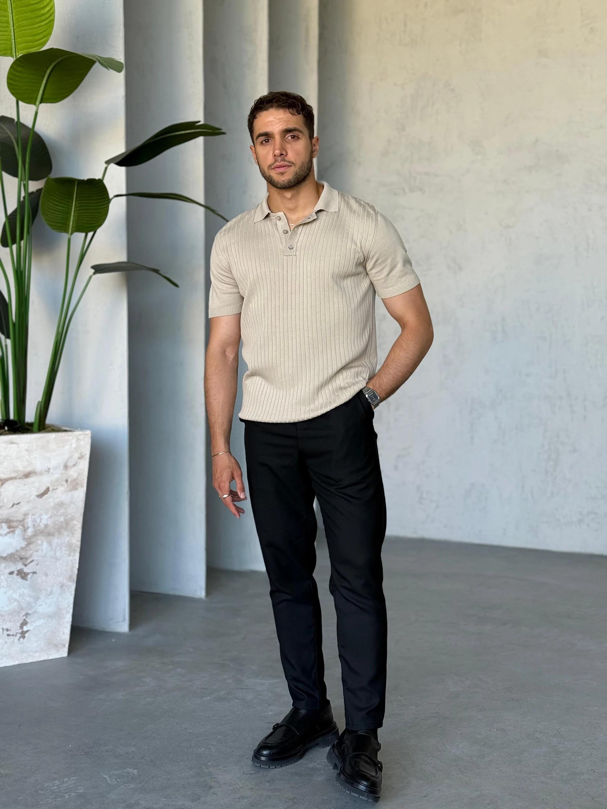 TR901 Polo Yaka Triko Krem