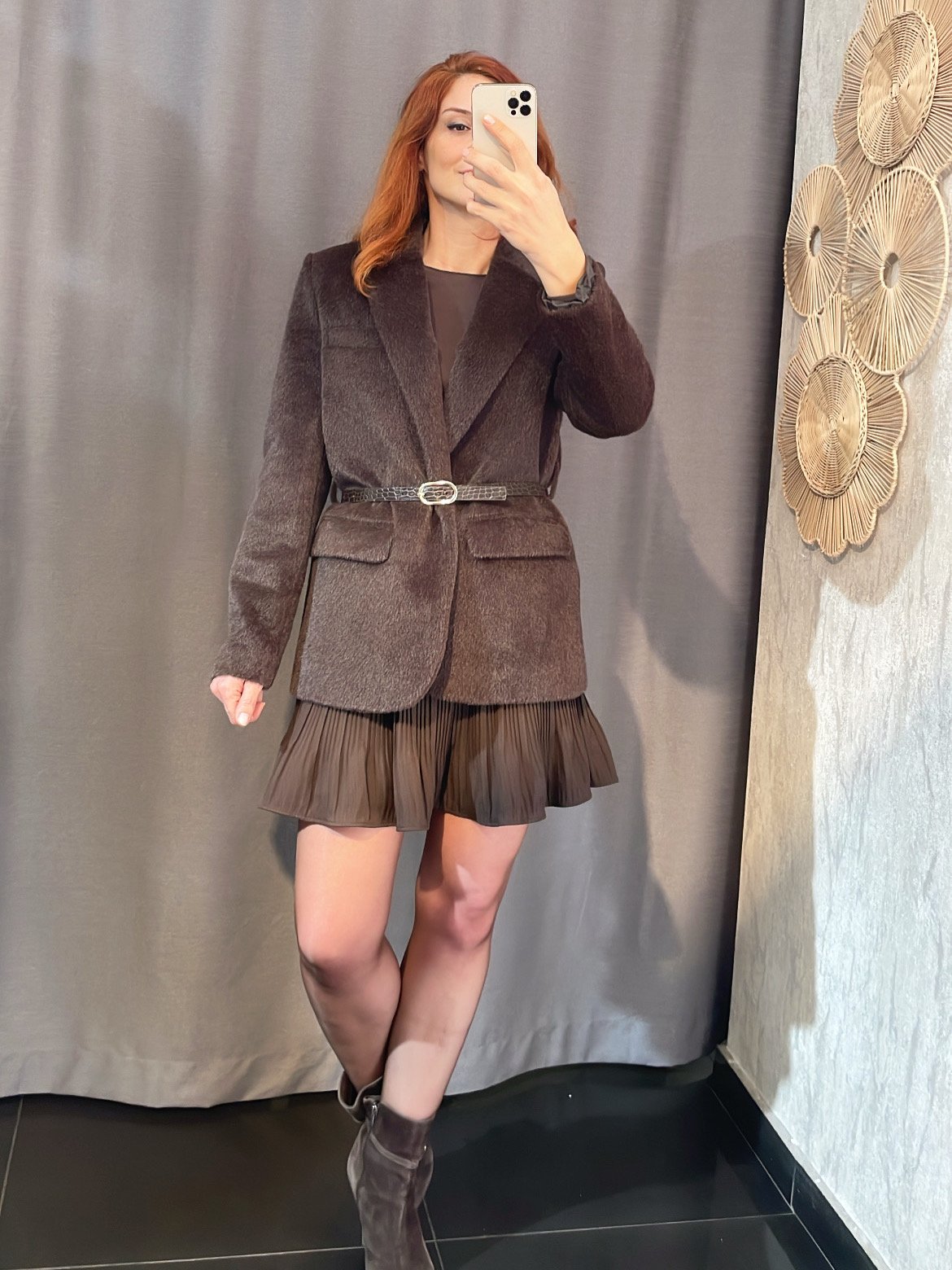 Kemerli Blazer Ceket