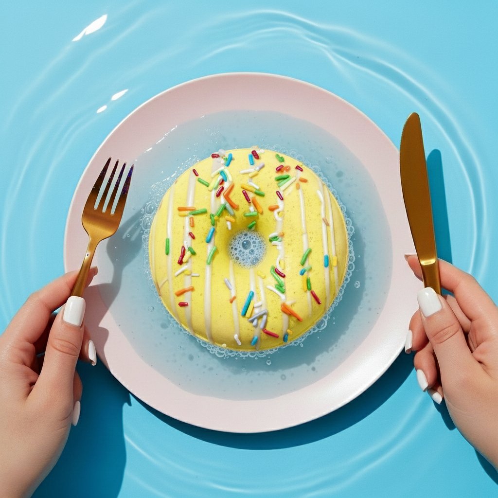 Donut Banyo Topu Limon