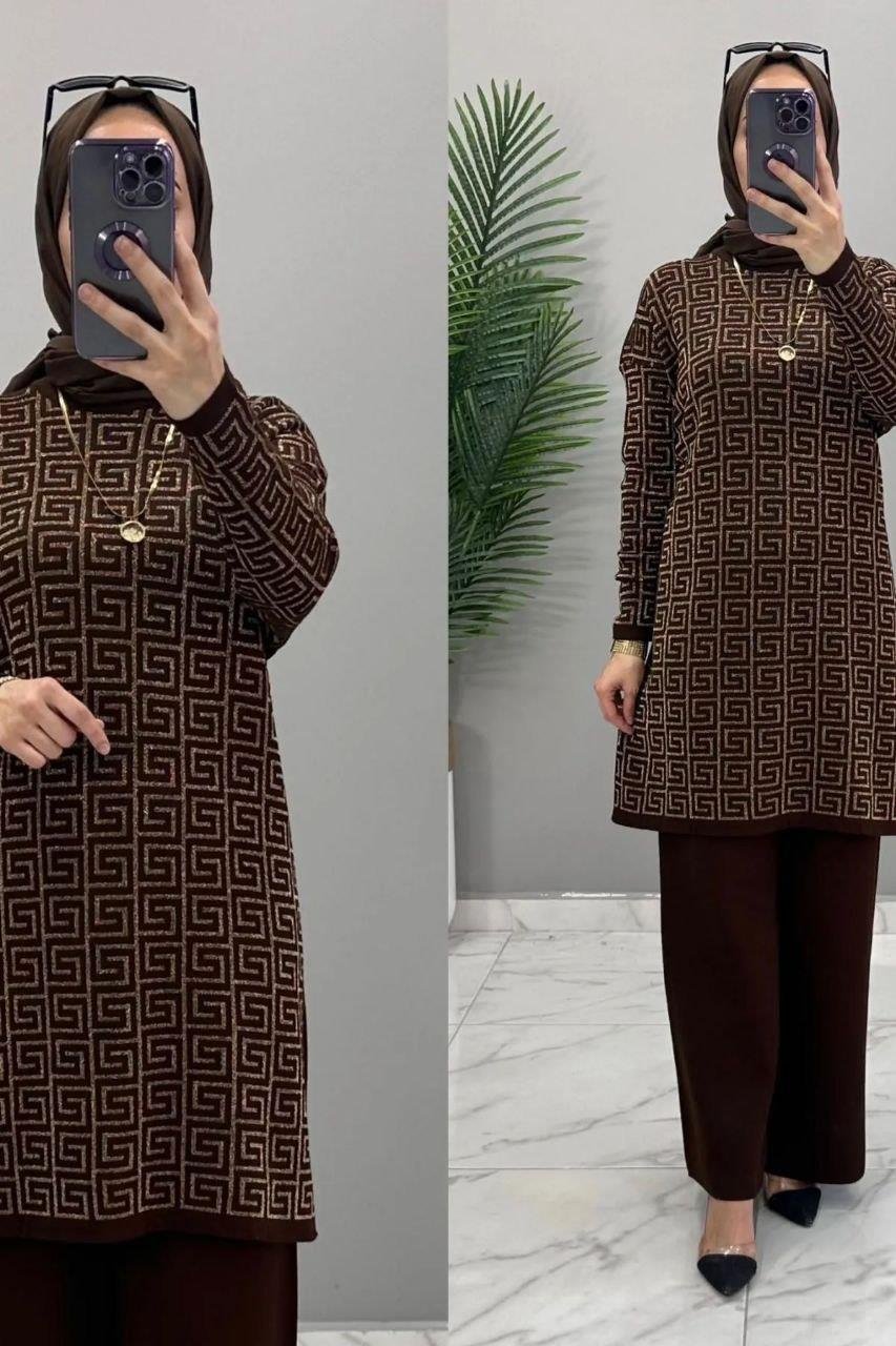 Mevsim Triko Takım / Acı Kahve