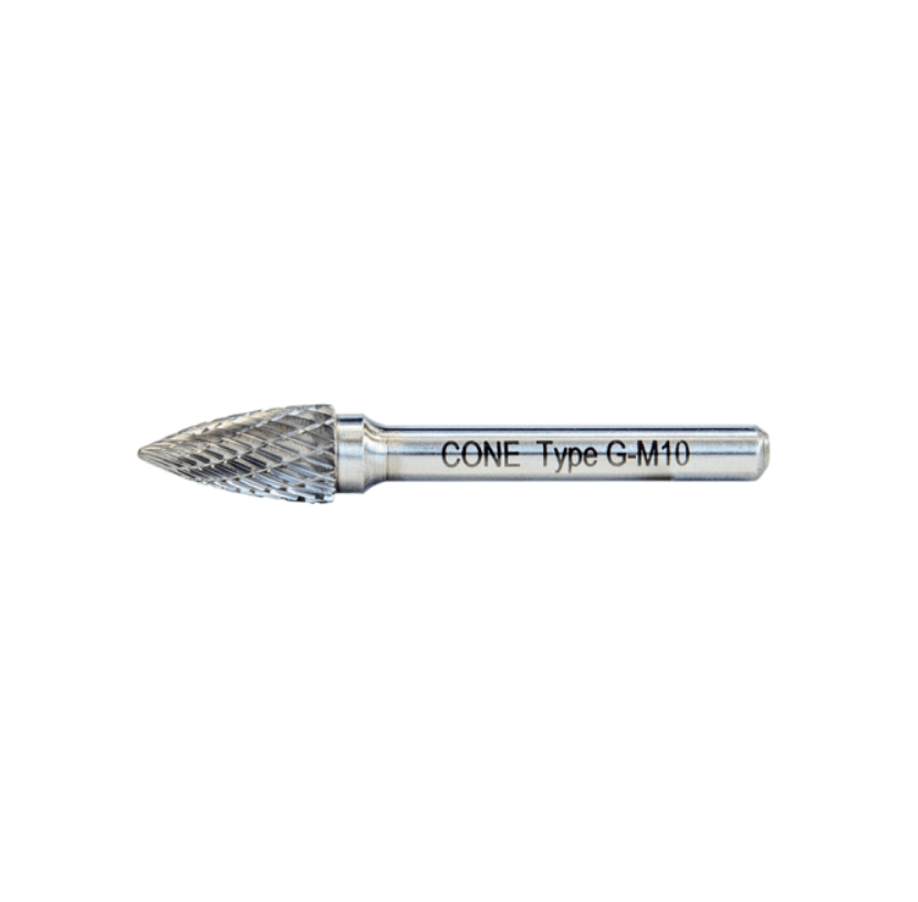 Cone 8.0x6 mm saplı karbür kalıpçı freze G-M08 CNFG08