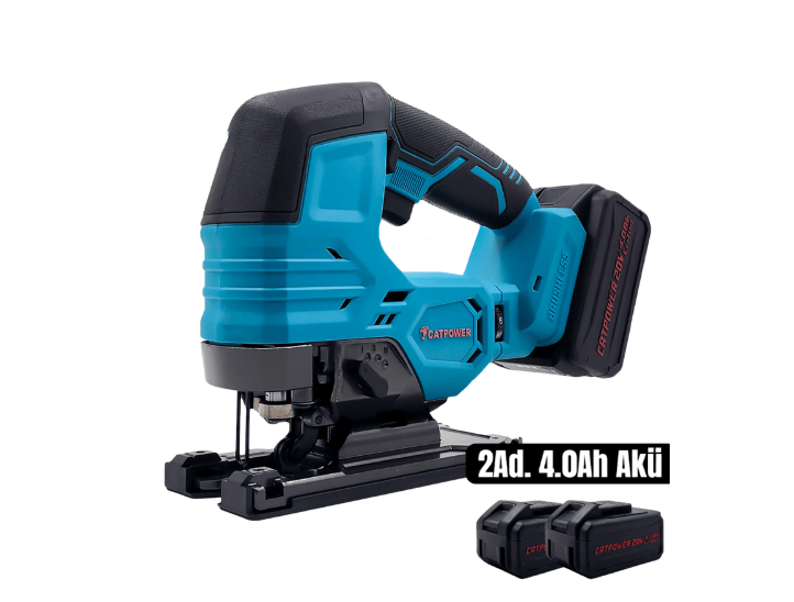 CATPOWER CAT4133 KÖMÜRSÜZ AKÜLÜ DEKUPAJ 20V Lİ-İON + 4 Ah AKÜ(2 ADET)+ ŞARJ CİHAZI