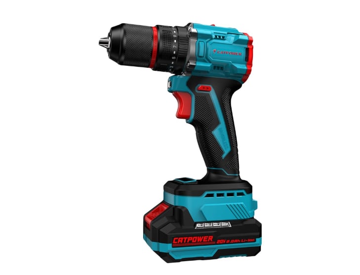 CATPOWER KÖMÜRSÜZ DARBELİ AKÜLÜ VİDALAMA 13MM 20V Lİ-İON 2.0Ah CAT1011