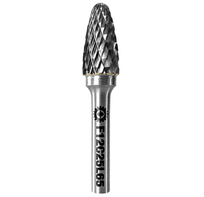 Karbosan UltraCut Freze Küre Uçlu Çam Tip F Karbür Freze 12 x 25 x 65 - Ø 06 - KARF12C25L65
