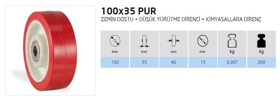 KAMA 100*35 PUR YEDEK