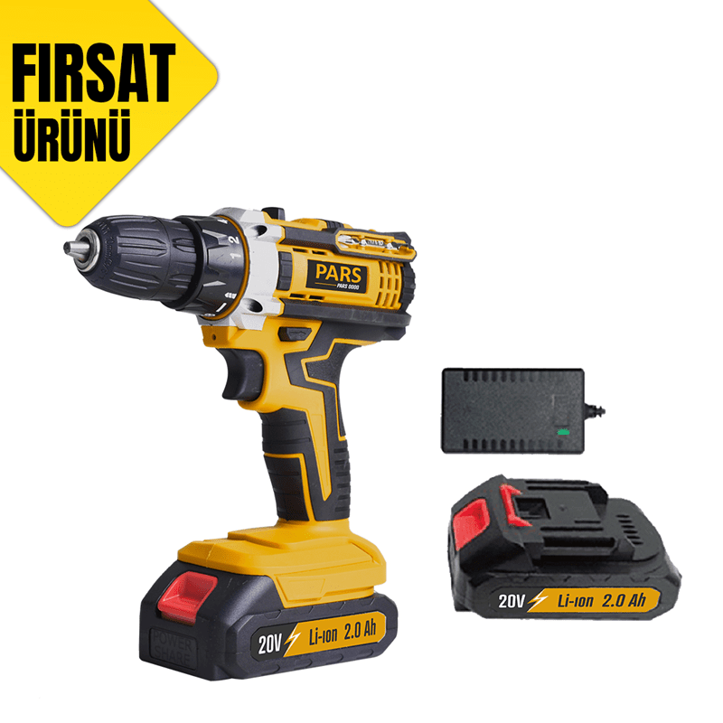 PARS AKÜLÜ VİDALAMA 10mm 20V 2.0Ah Li-ion Akü PR4120