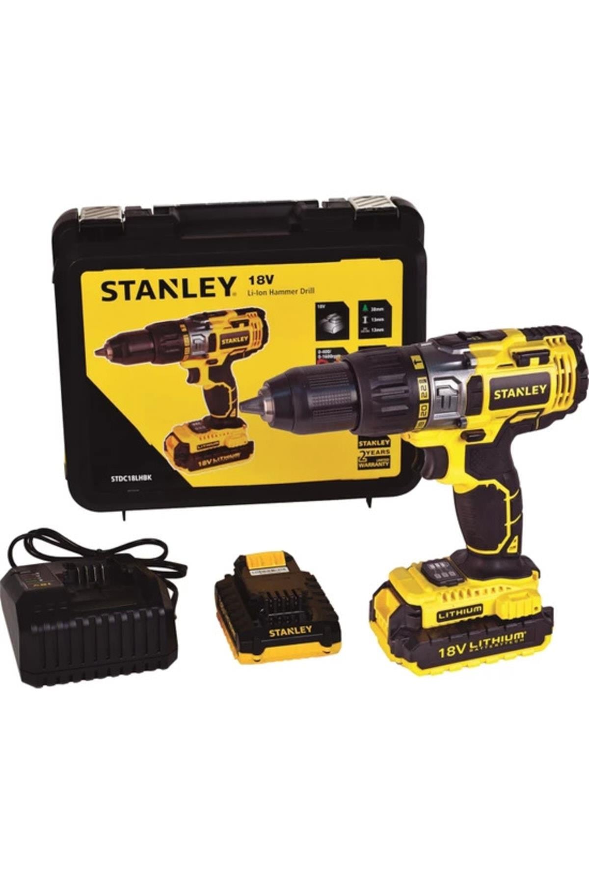 Stdc18lhbk-tr 18volt/2,0ah Li-ion Çift Akülü Profesyonel Darbeli Matkap