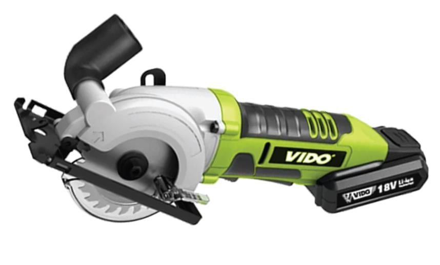 VIDO 18 Volt Mini Akülü  Daire Testere Makinesi (WD041220180)