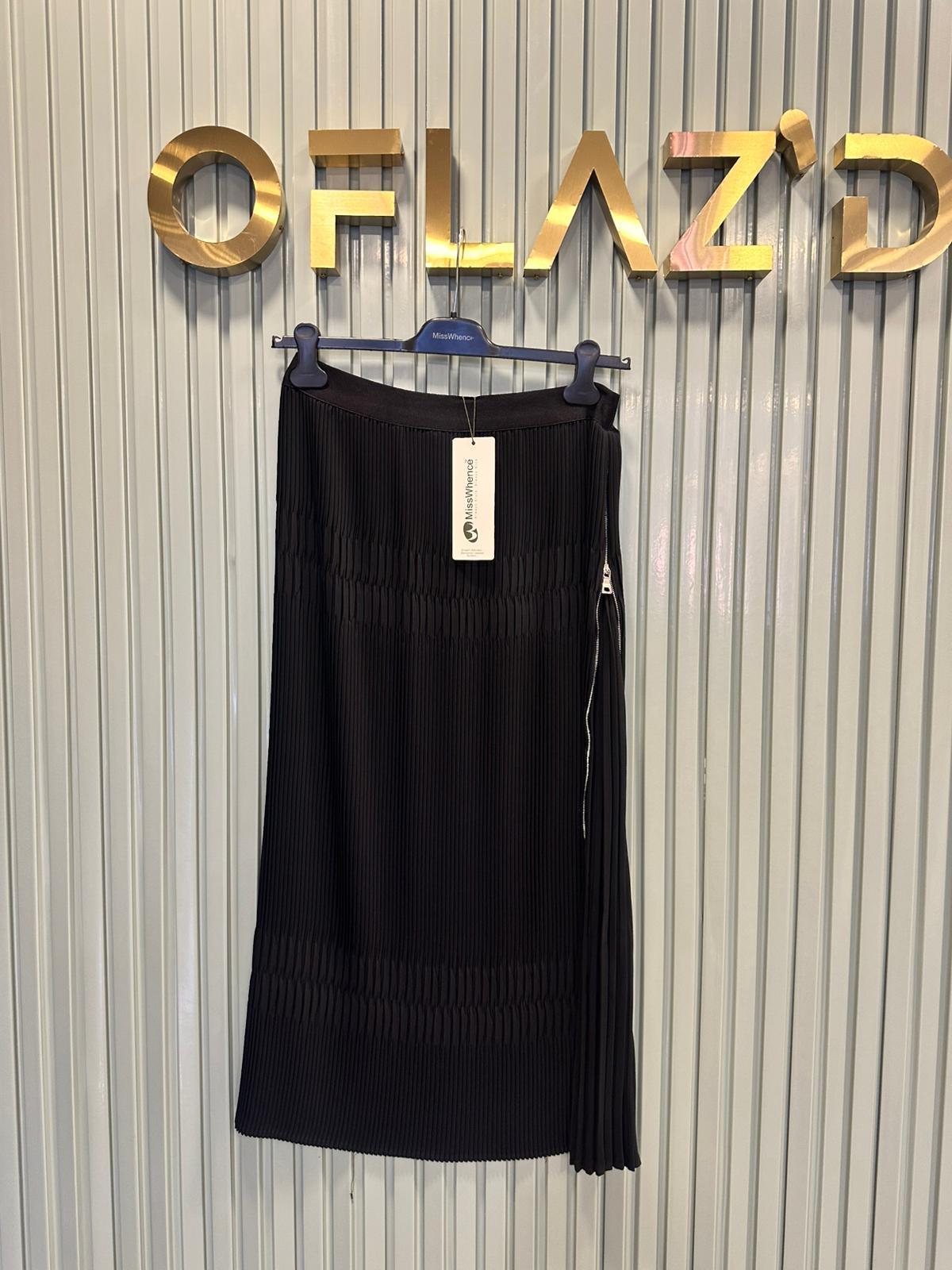 Misswhence Fermuarlı Pliseli Etek 38921