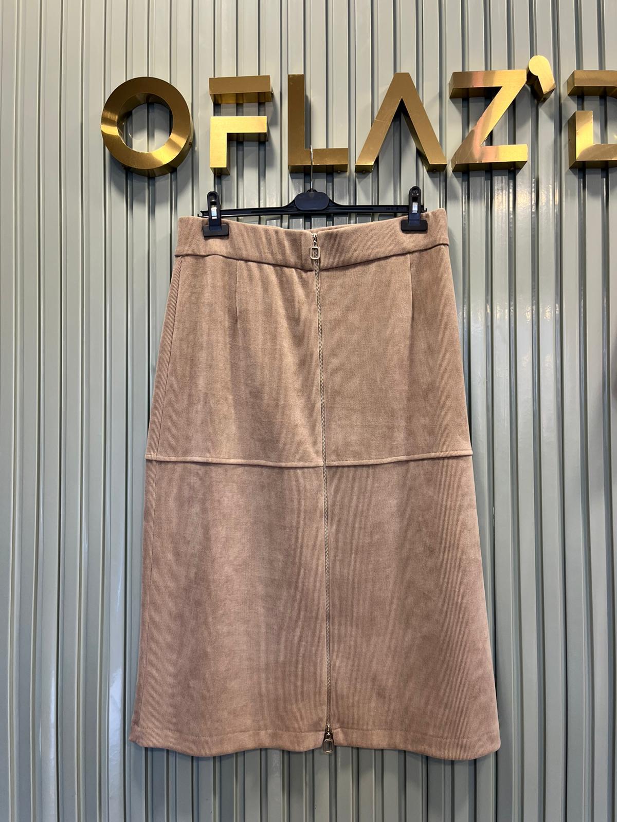 Sentez London Kadife Etek Sütlükahve Sz 5449