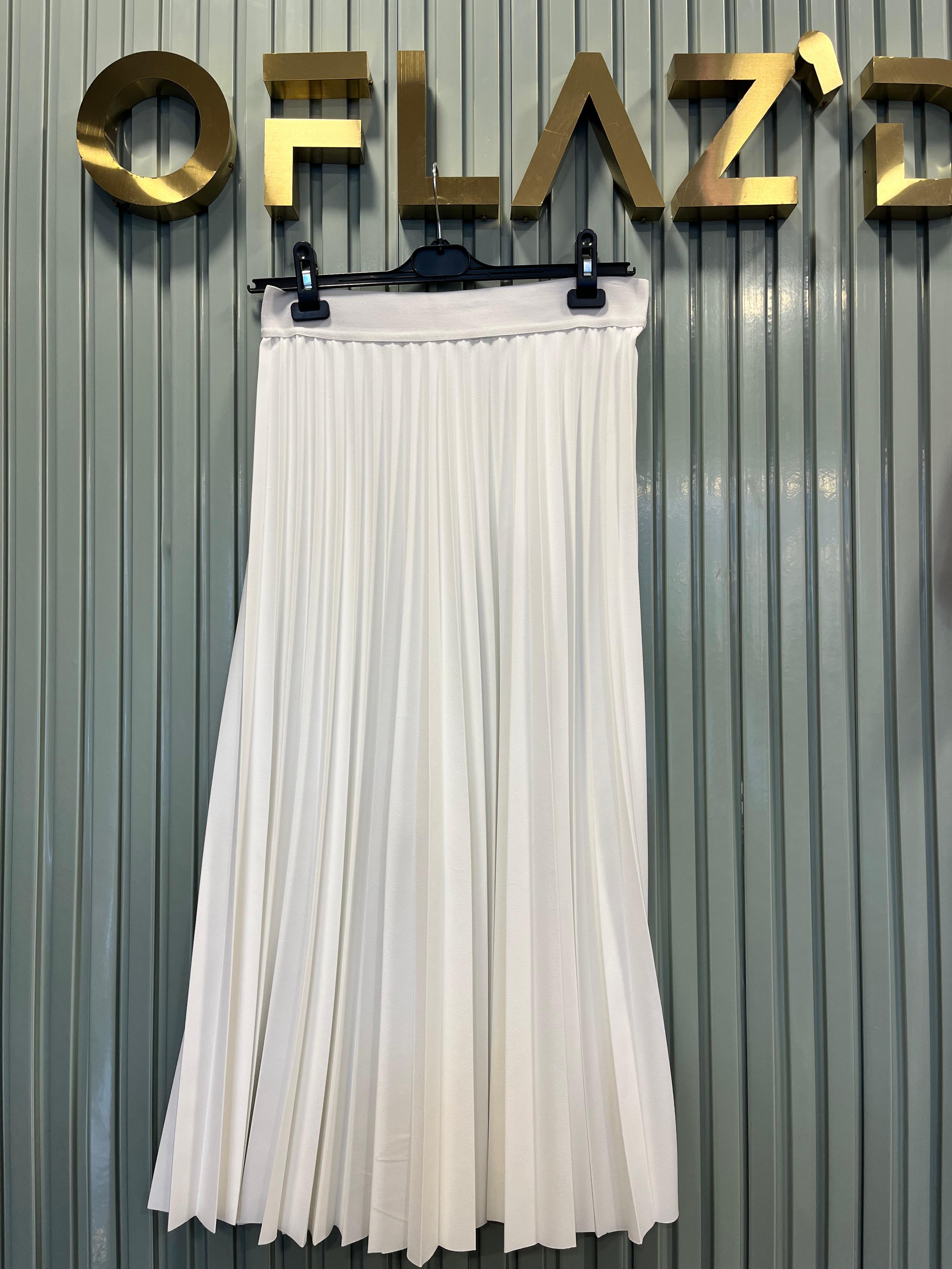 Sentez Piliseli Etek Beyaz Sz 450