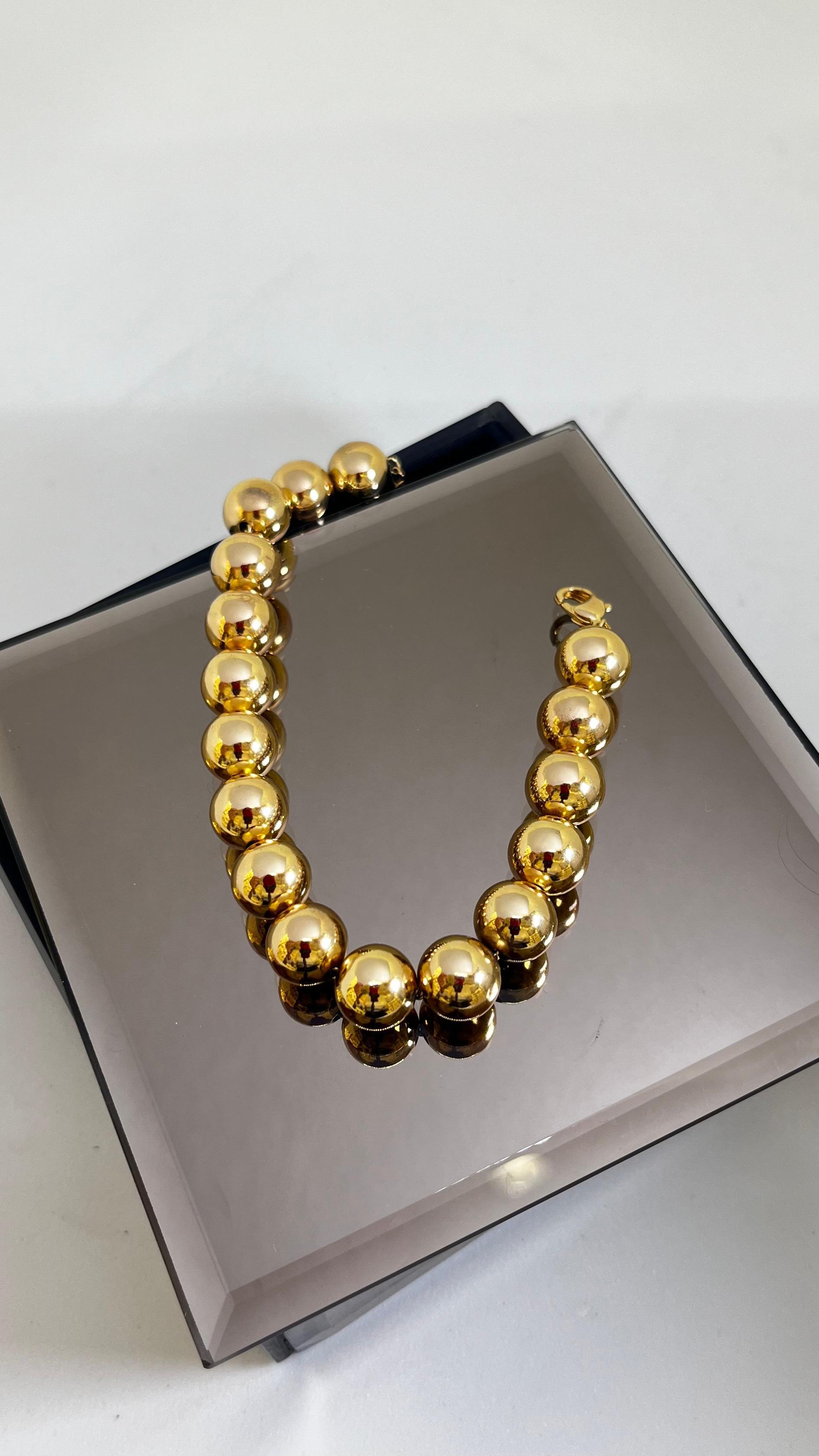 Bead Bilezik Gold