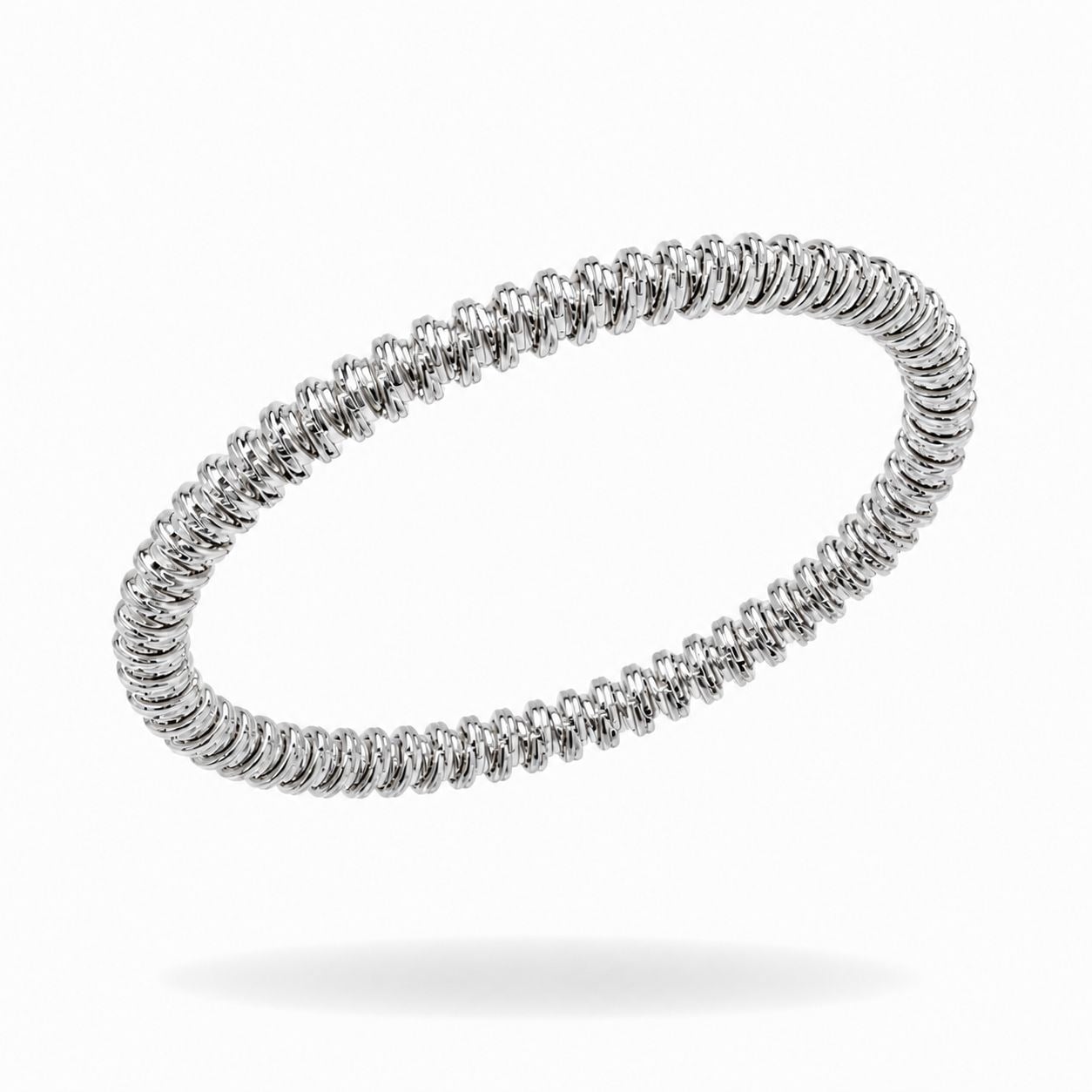 Lastik Silver Bilezik 
