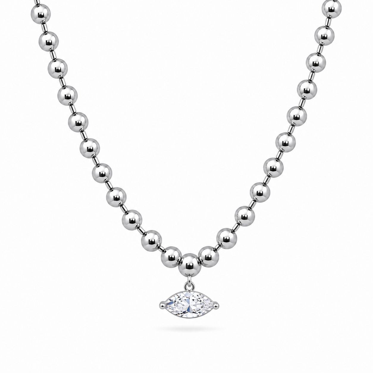 Markiz Kolye Silver