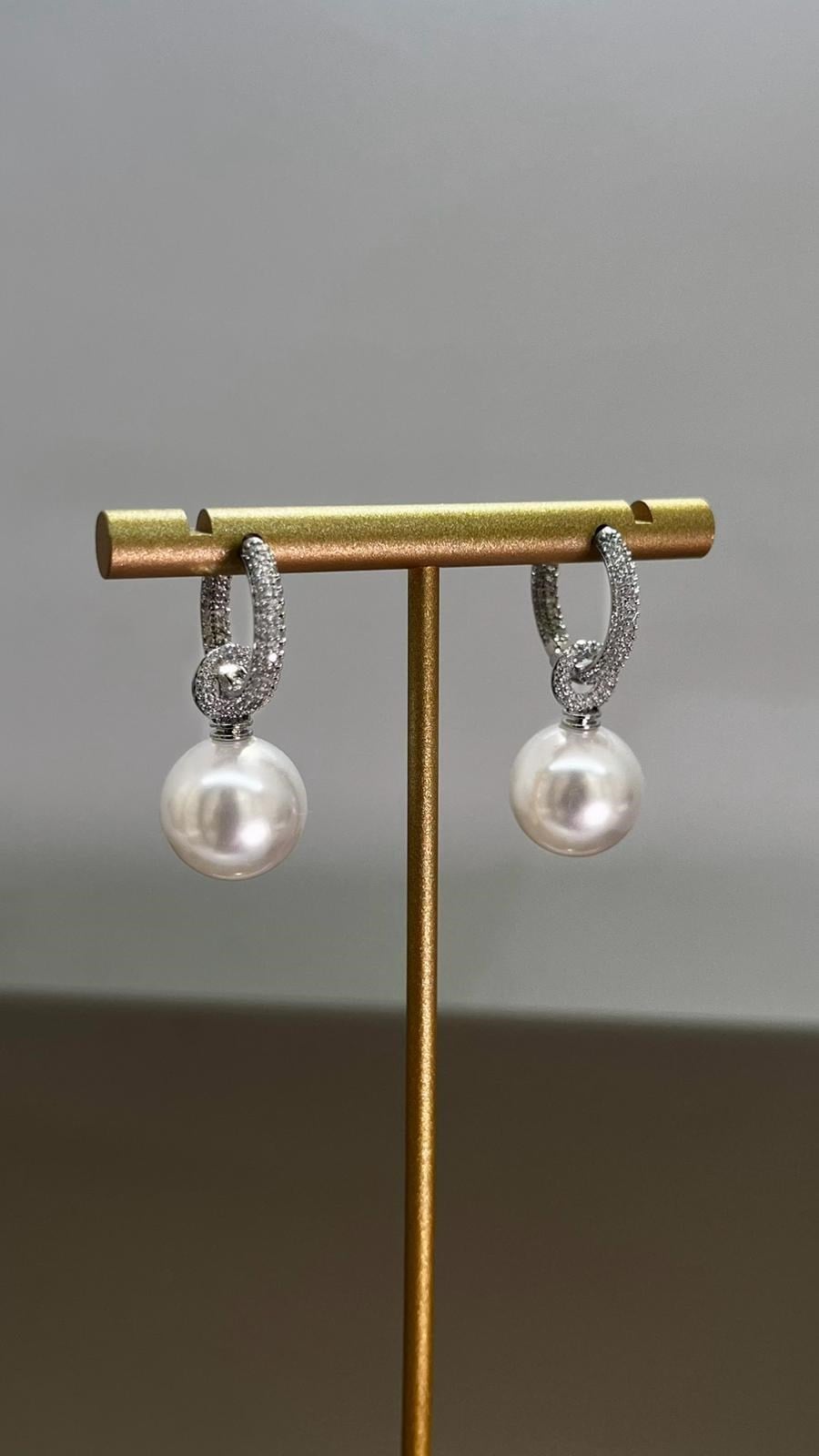 Silver Pearl Küpe