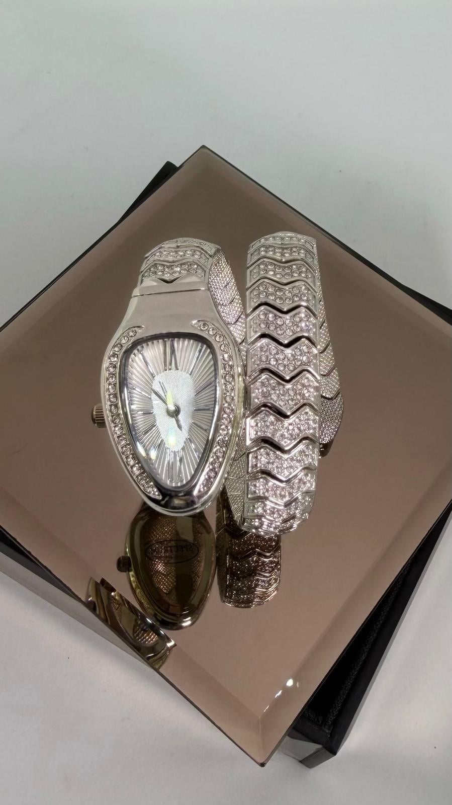 Silver Snake Taşlı