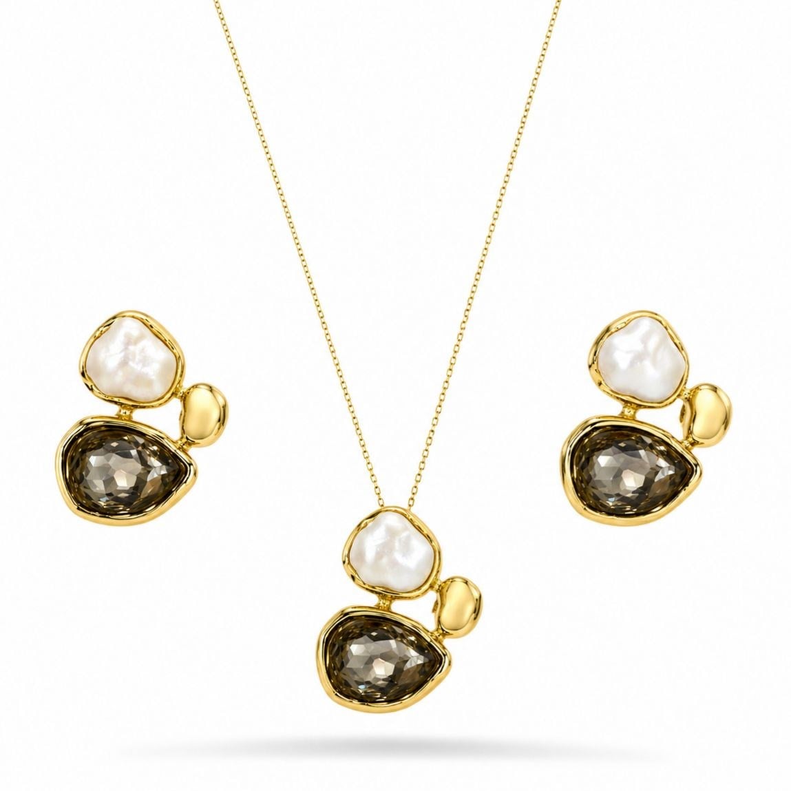 Sona Kolye Küpe Set