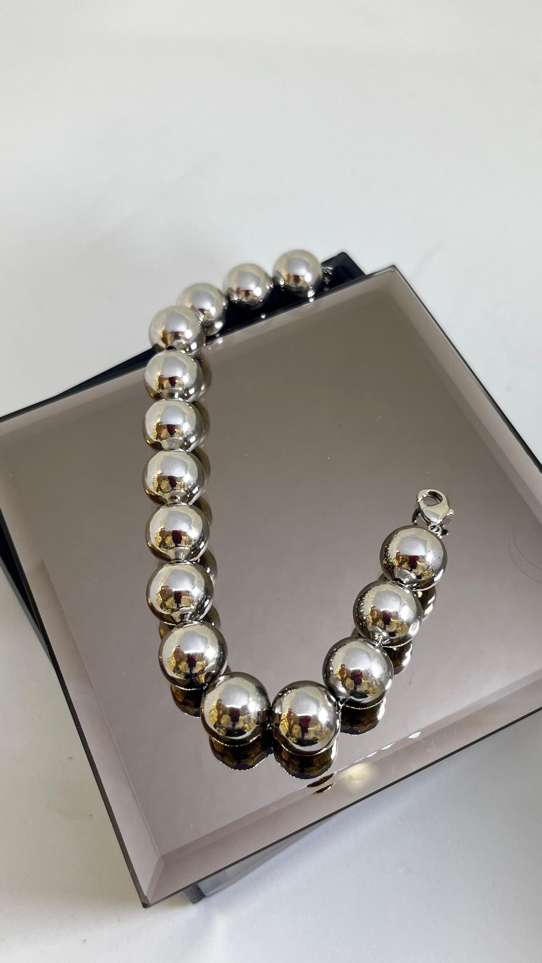 Sphere Bilezik Silver