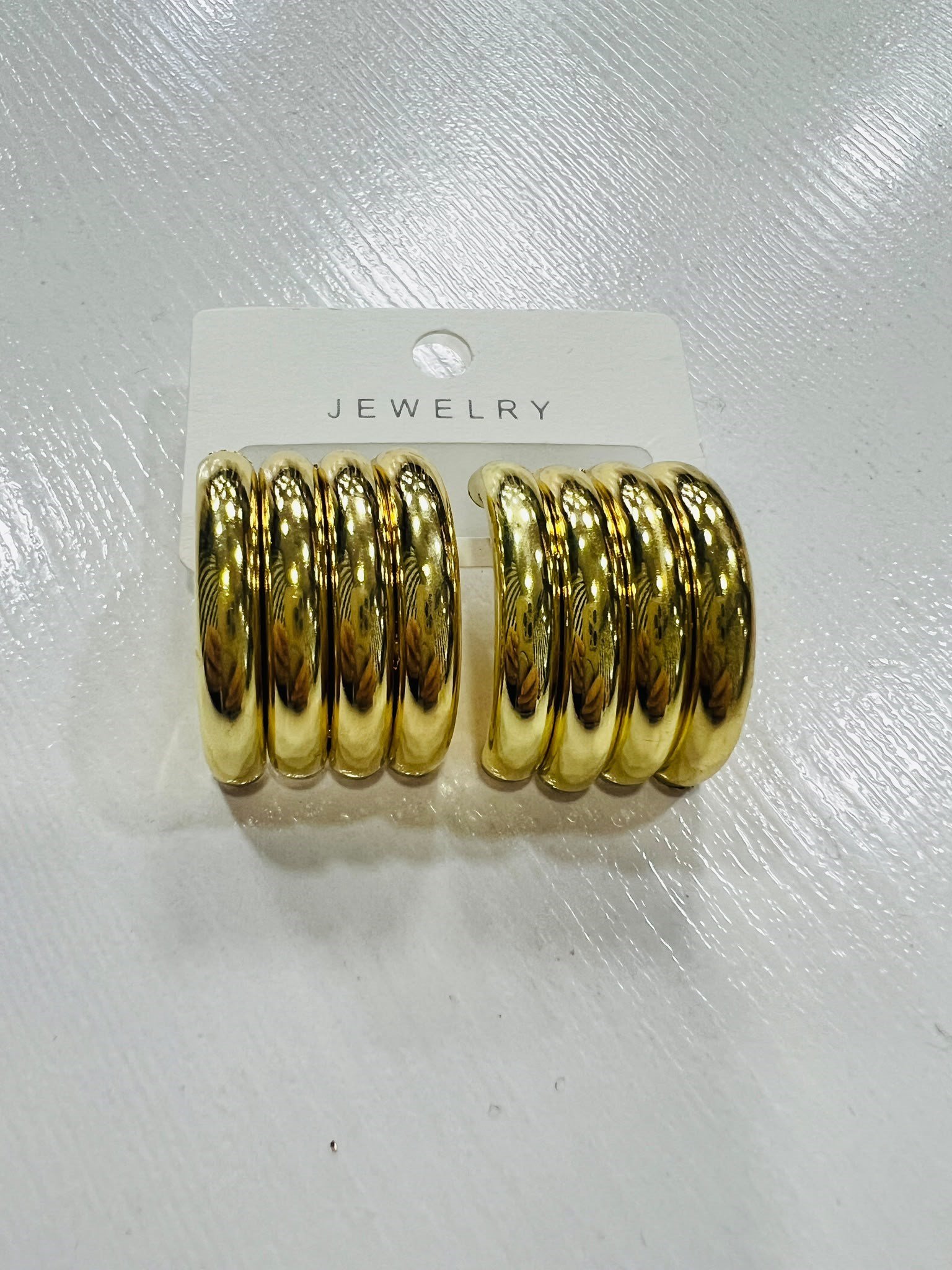 4 lü Görünümlü Yarım Halka (Gold) 