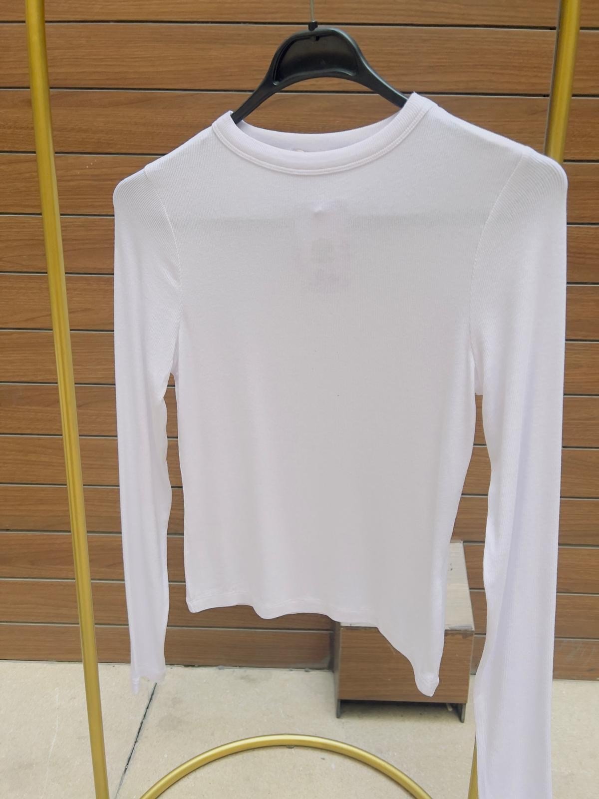 Orjinal Marka Bisiklet Yaka Body (Beyaz)
