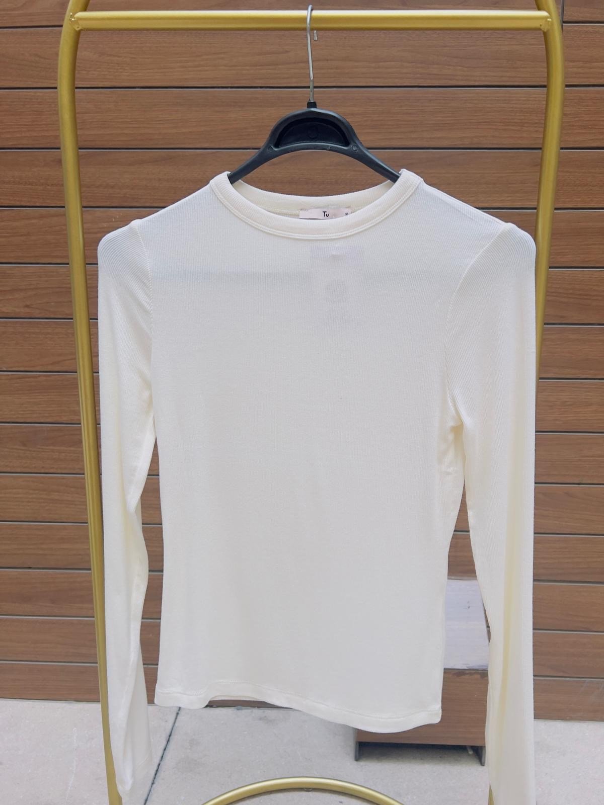 Orjinal Marka Bisiklet Yaka Body (Krem)