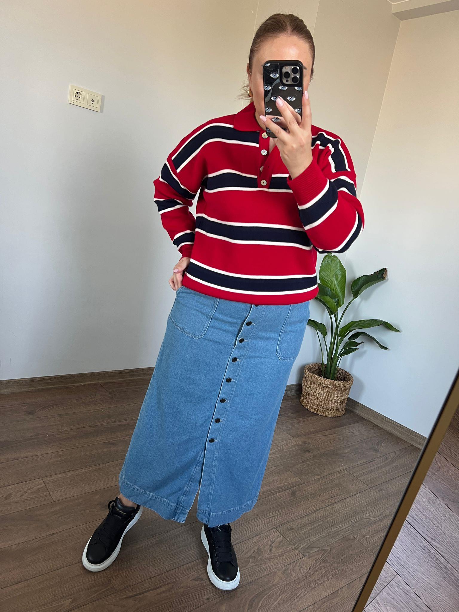 Orjinal Marka Denim Etek 