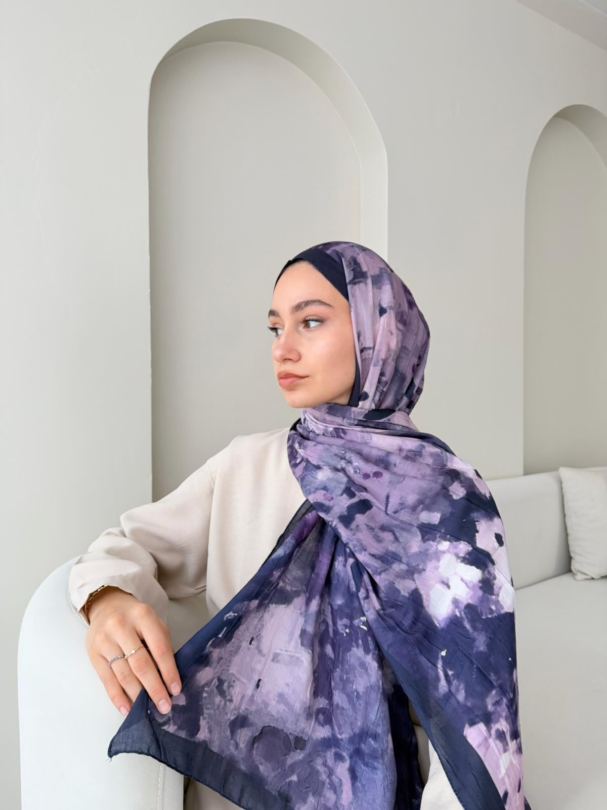 Batik Bambu Kraş Şal-Mor