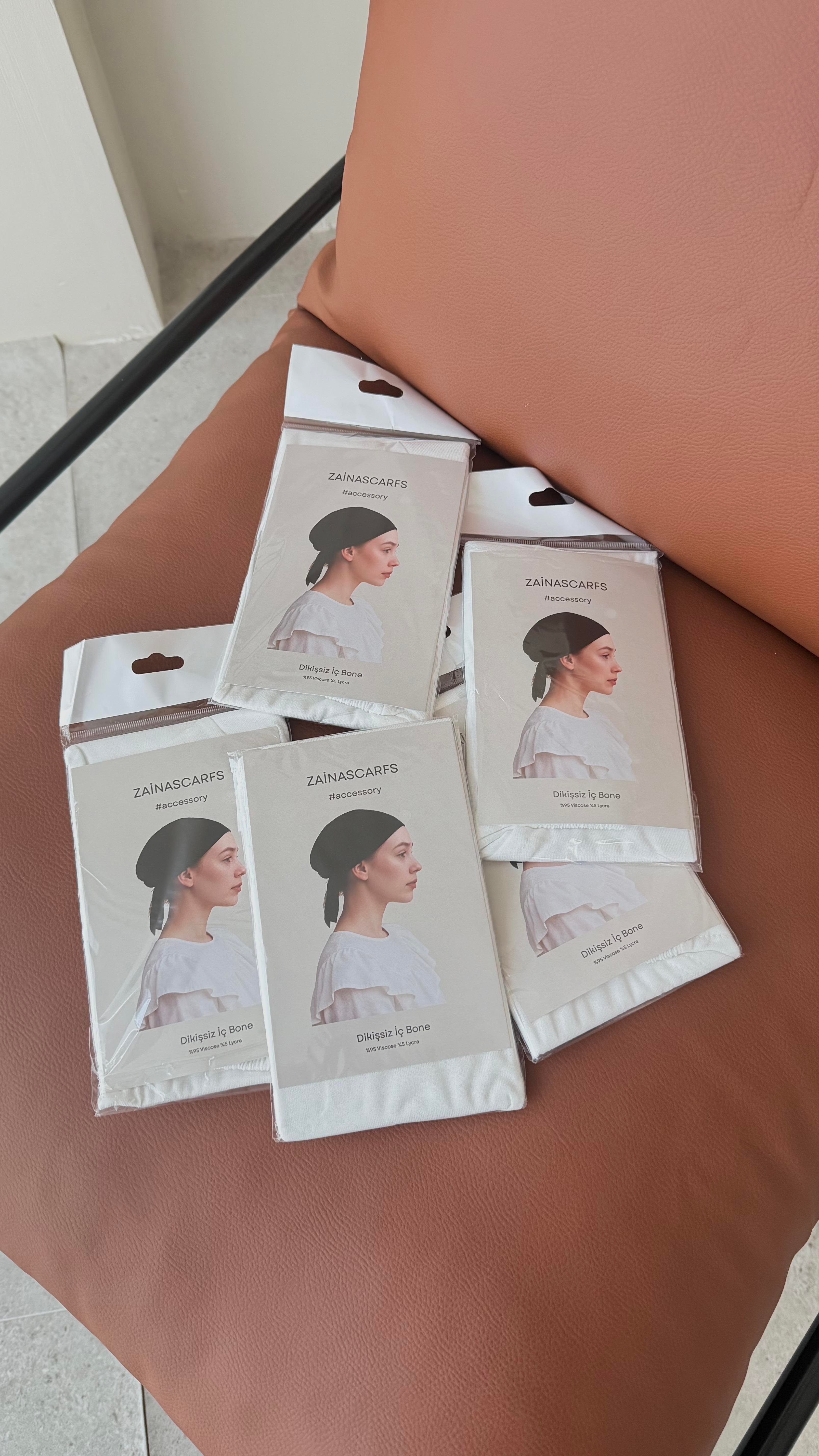 Dikişsiz Bone - Beyaz