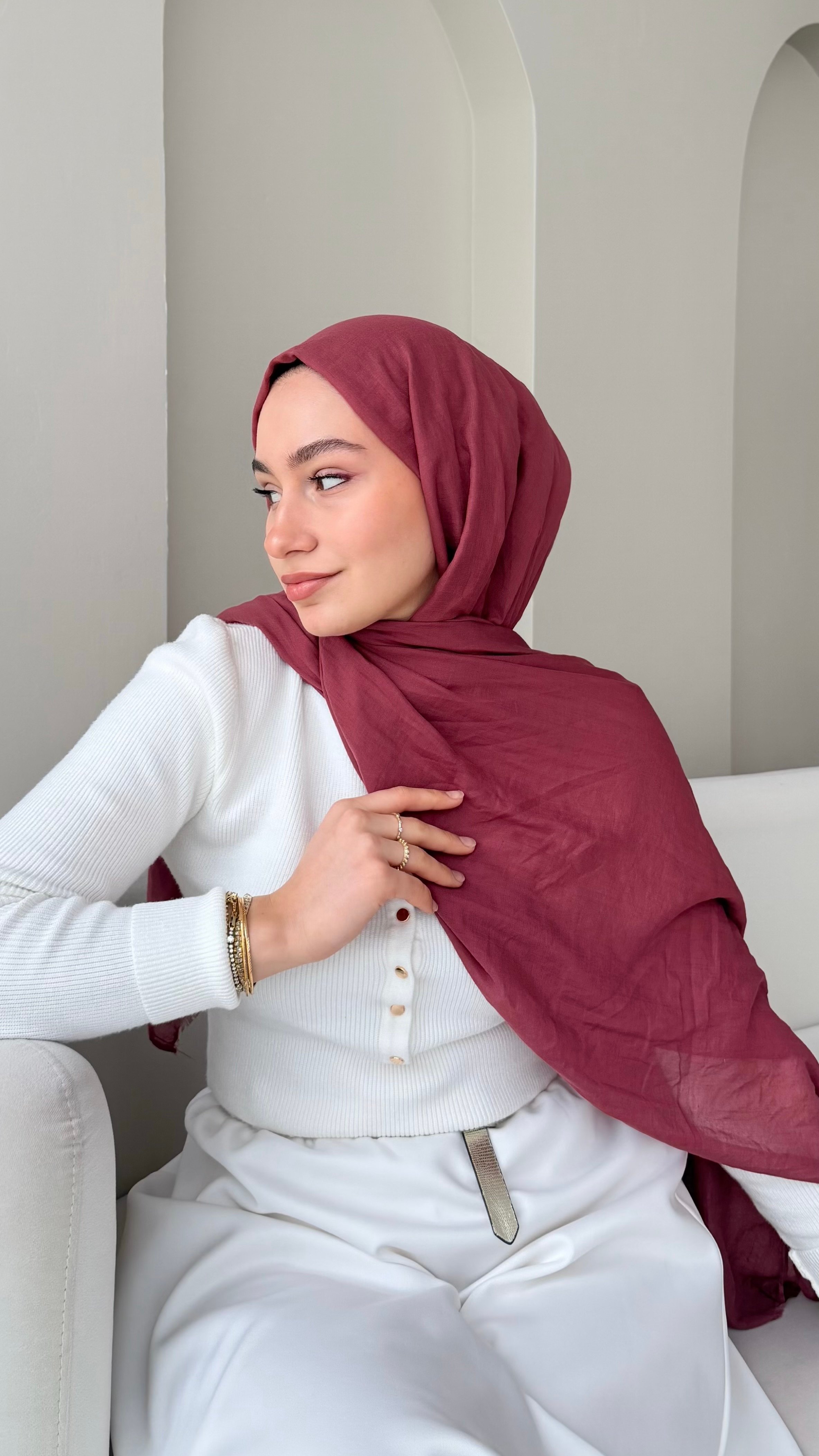 Nova Comfort Şal - Gül Kurusu