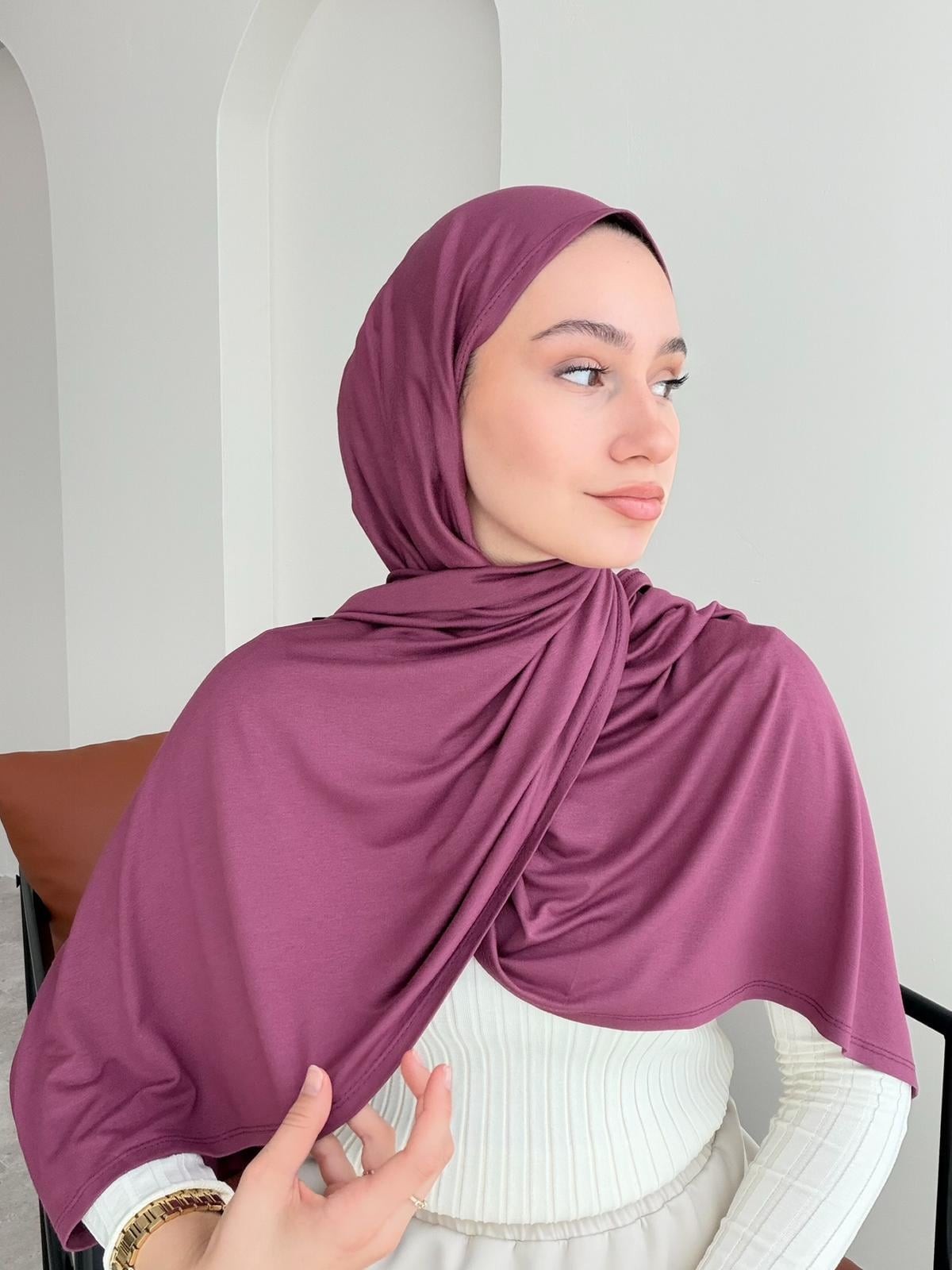 Premium Penye Şal - Gül Kurusu