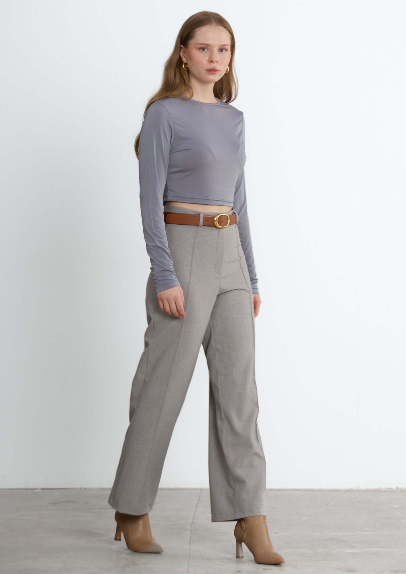 Füme Boru Paça Casual Reign Pantolon