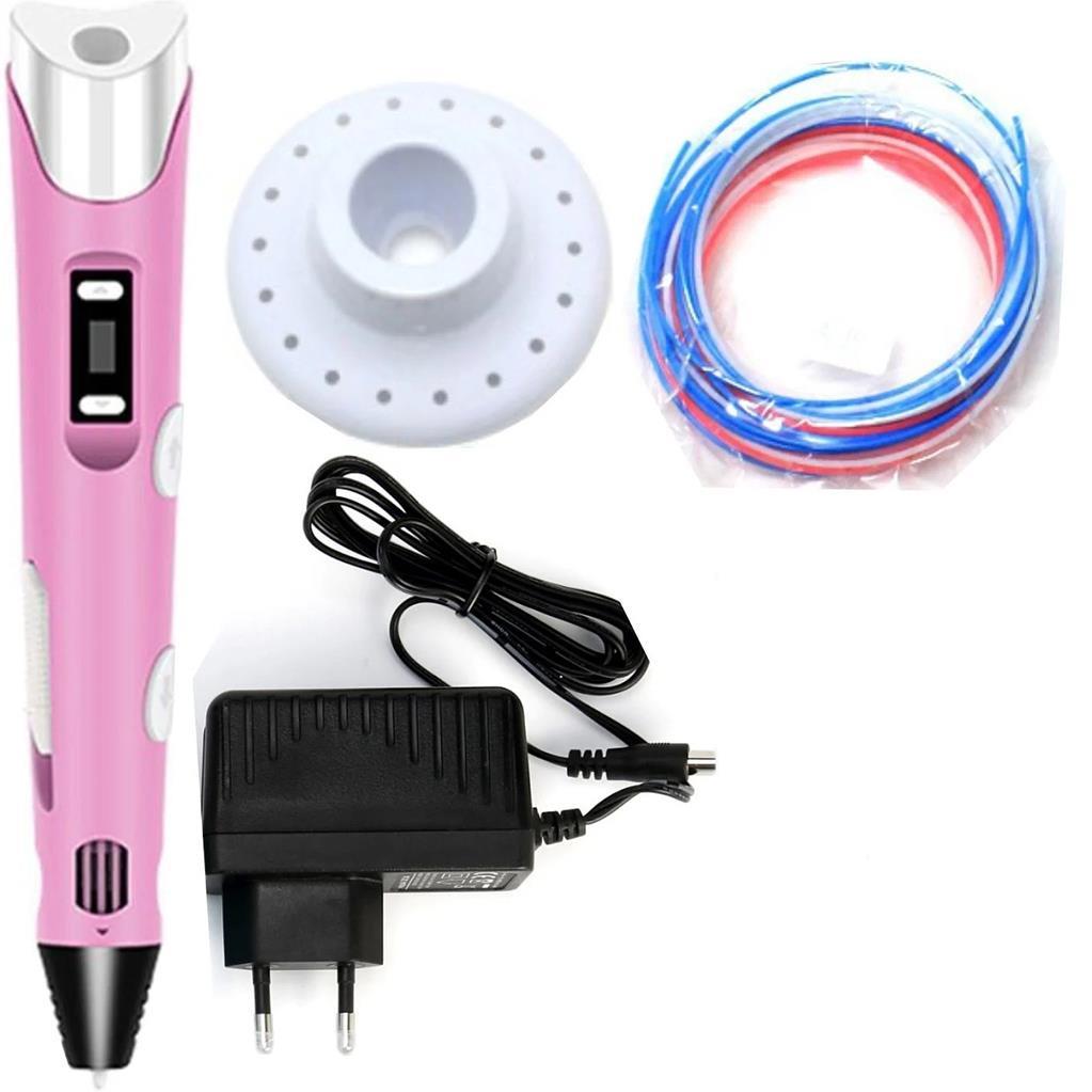 3D Kalem-Pen-Adaptörlü Model-Pembe