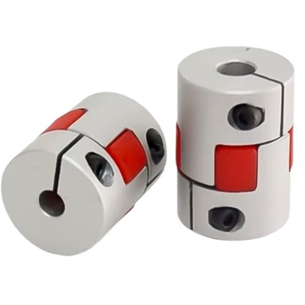 5x5 Hassas Boşluksuz Lastikli Alüminyum Kaplin-D20L25