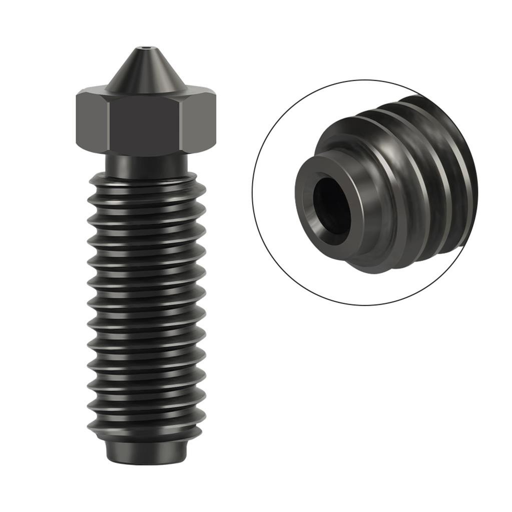 Anycubic Kobra 2-3 Pro-Plus-Max-Crator Uyumlu Sertleştirilmiş Çelik Nozzle(0.8mm)