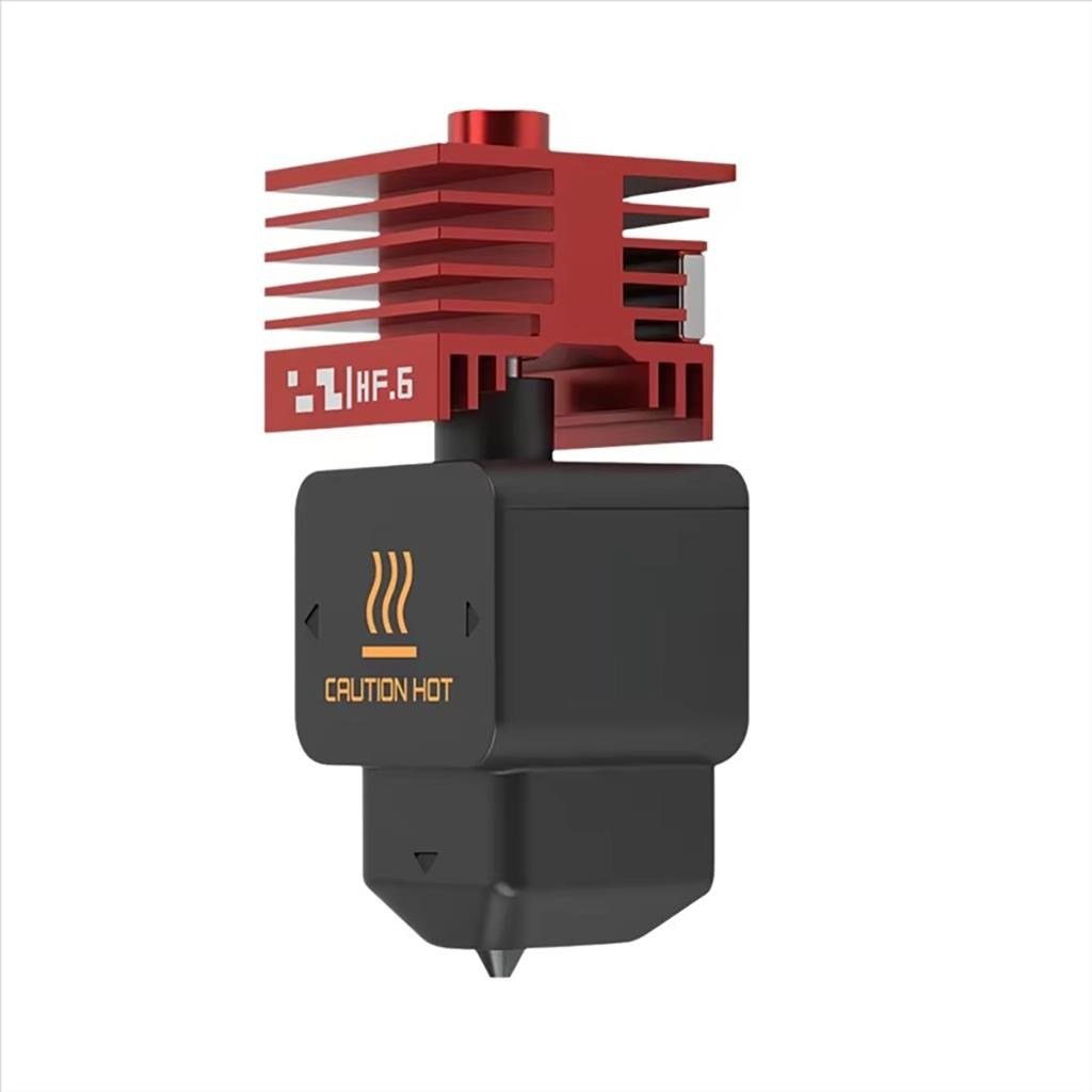Bambu Lab H2S-H2D-H2C-P2S-A1-A1 Mini Yüksek Akışlı Sertleştirilmiş Çelik Hotend Kiti-Kırmızı-0.4mm