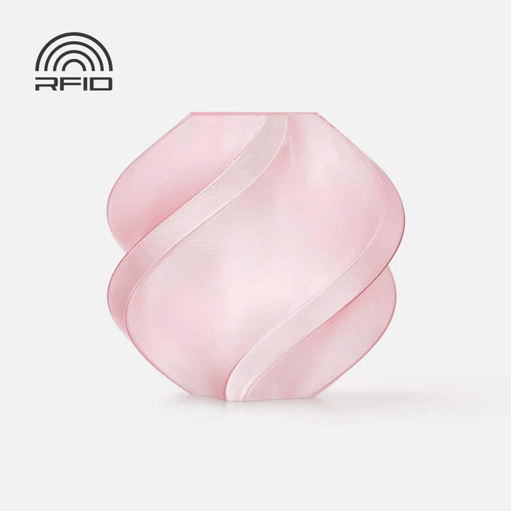 Bambu PETG Translucent Pink(Transparan Pembe) 1Kg Filament