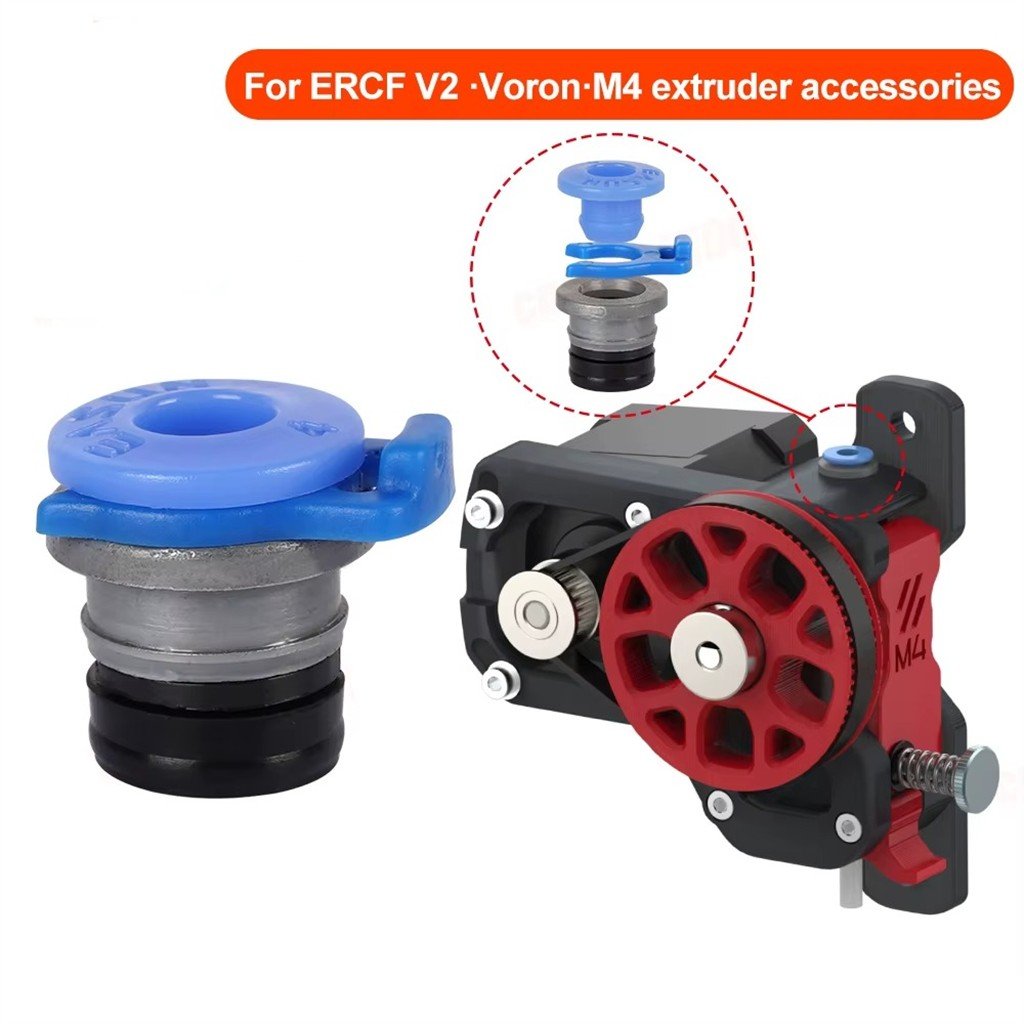 ECAS04 Bowden Extruder Konnektörü-4x2 PTFE Teflon Boru Girişi