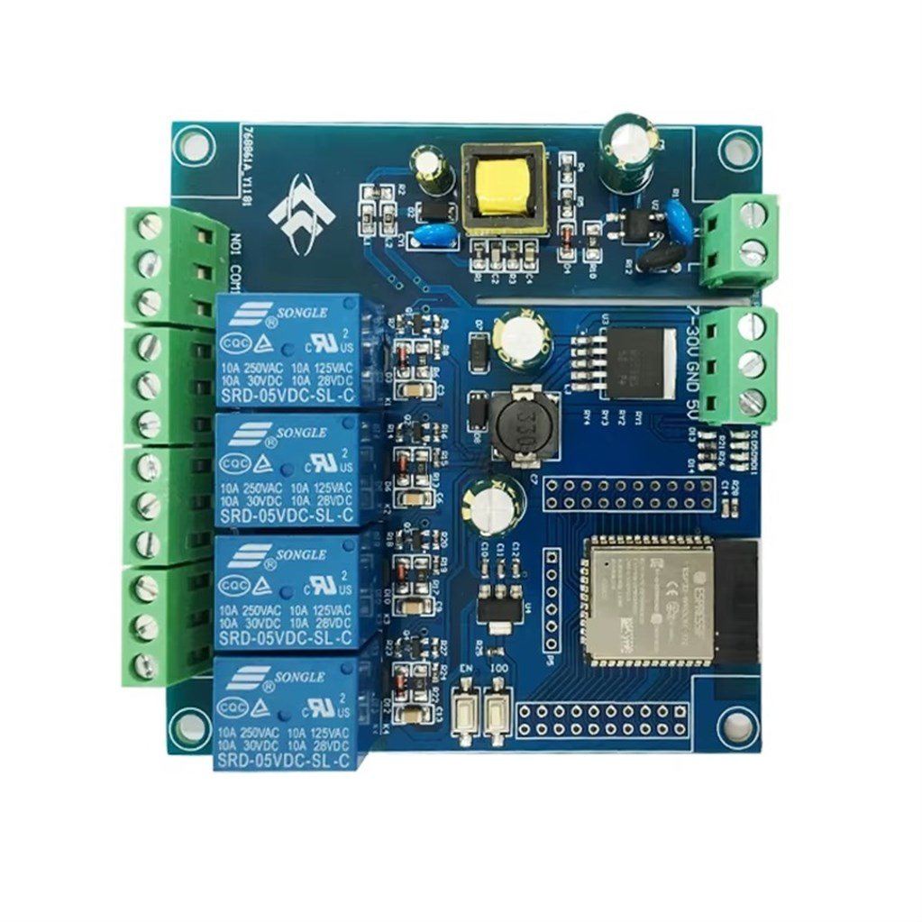 ESP32 WIFI Bluetooth 4 Kanal Röle Kartı