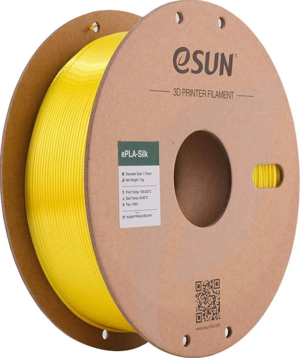 Esun Silk Pla+ Filament Sarı 1.75mm 1000gr