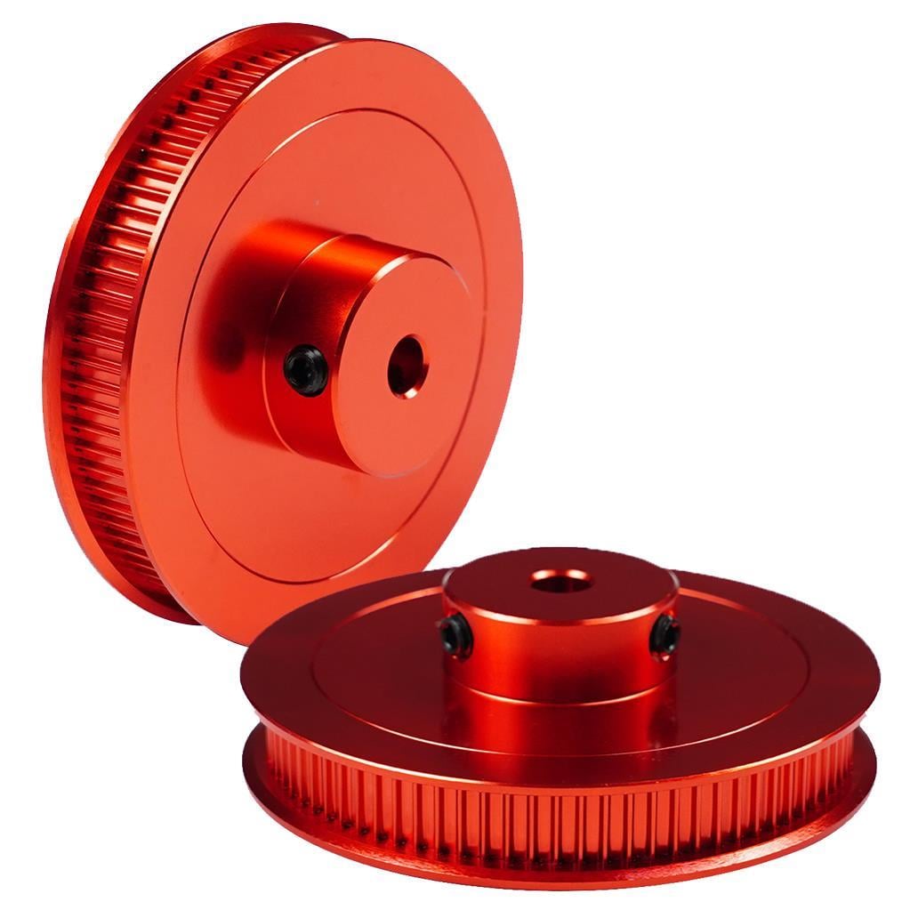Gt2 6mm 80 Diş Kasnak Kırmızı (İç Çap 5 mm)
