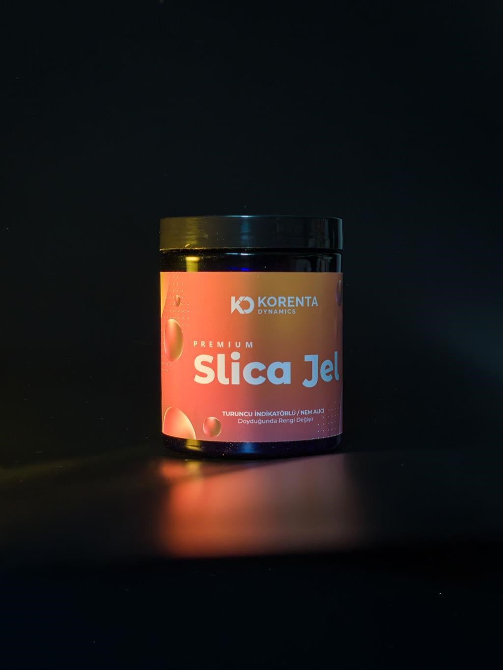 Korenta Dynamics Turuncu Renk Değiştiren İndikatörlü silika Jel-250g