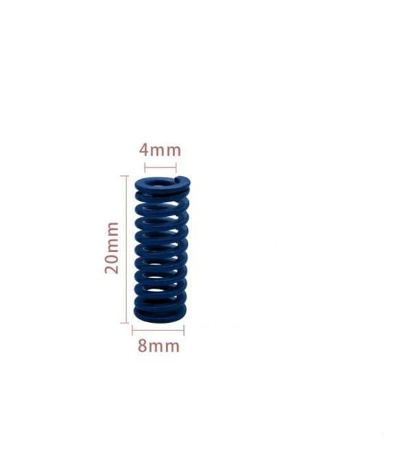 Tabla Yayı İç Çap 4mm Boy 20mm(4 Adet Mavi)