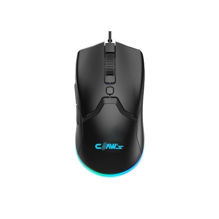 Cerberus Pixart PAW3519 Sensörlü 4200 Dpi Wide Rgb Özel Abs Doku Kablolu Gaming Mouse - Siyah