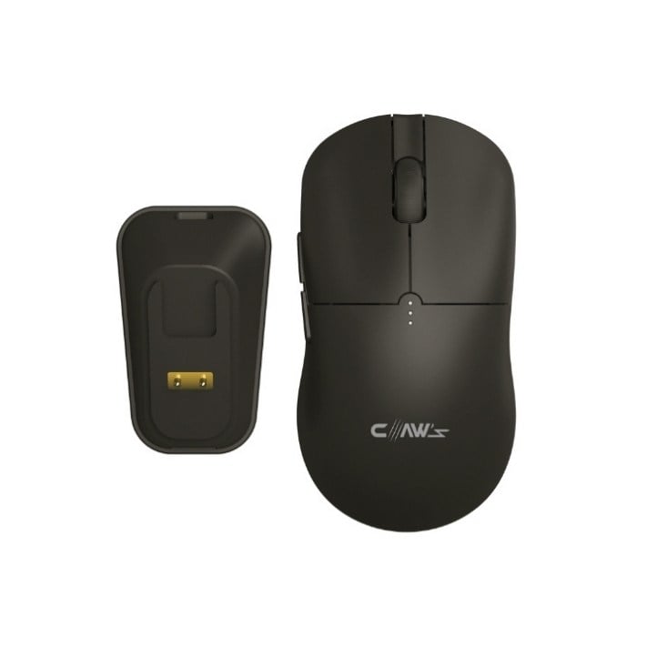Claw's Rajin Blaze Çift Modlu Kablosuz 12000 Dpi RGB Şarj Standlı & Makro Yazılımlı Kablosuz Gaming Mouse - Siyah (2.4 GHz Kablosuz + Bluetooth)