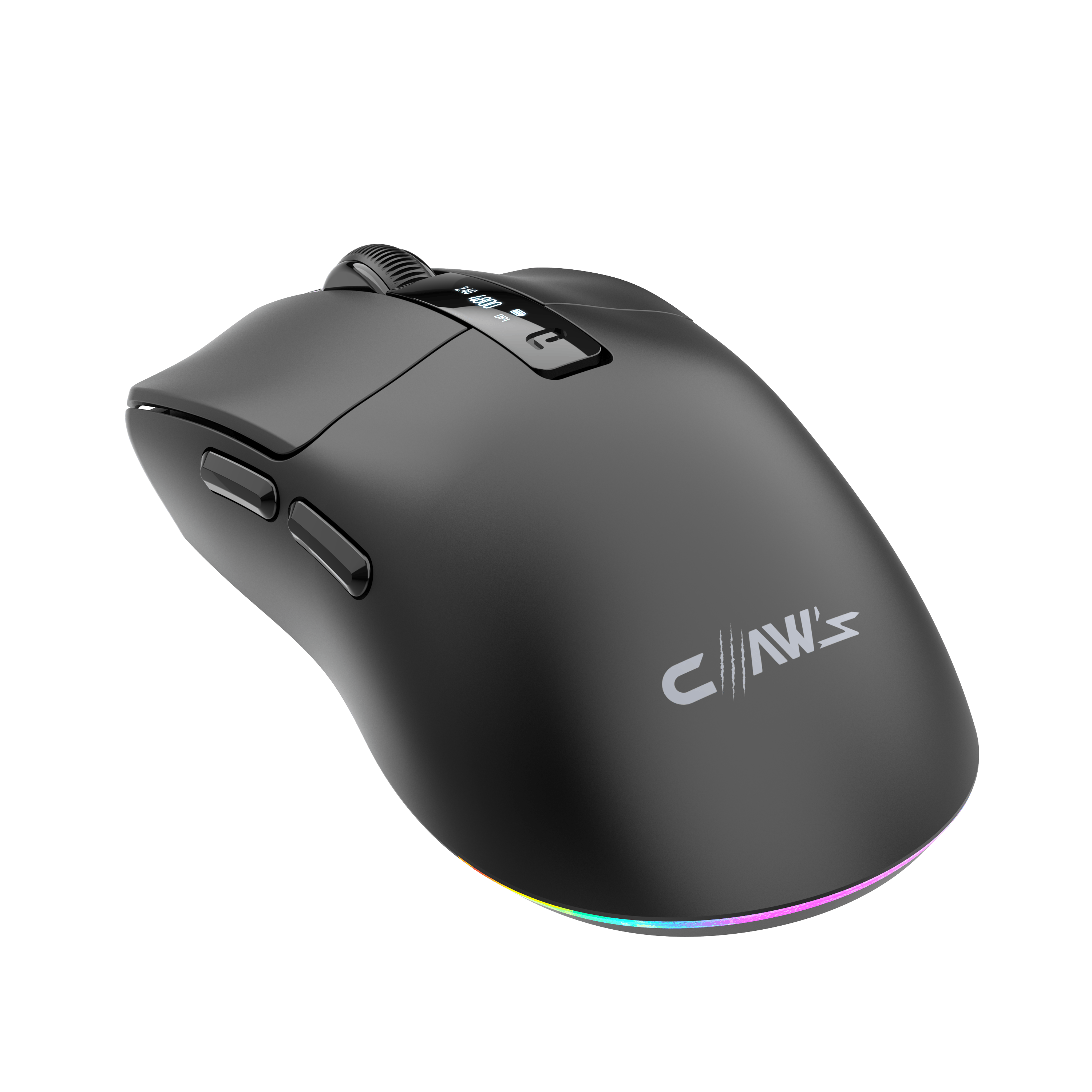 Claw's Venator 32000 Dpi Pixart PAW 3335 LCD Ekran - Chromatic RGB - Makro Yazılım - Kablosuz Gaming Mouse (2.4Ghz + BT + Type-C)