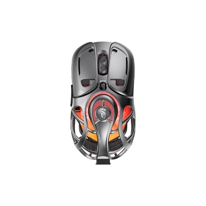 Throne Phantom Core İskelet Tasarım Ultra Hafif Kablosuz Oyuncu Mouse - 12000 DPI, Dual 1000Hz Polling Rate, 7 Butonlu RGB Tri-Mode Gecikmesiz Gaming Mouse - Stealth Grey