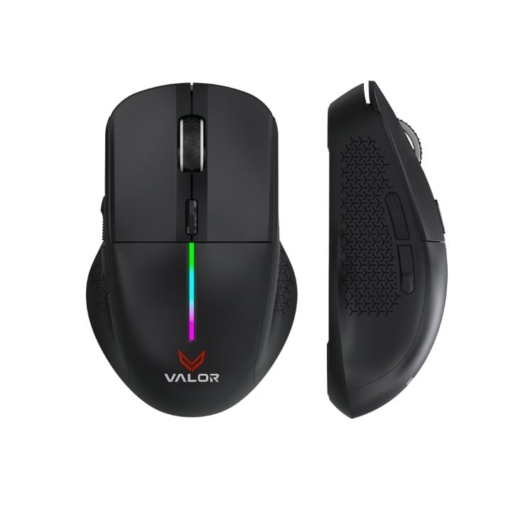 Valor Type-S M1 Kablosuz Oyuncu Mouse - 12000 DPI Ayarlanabilir Optik Sensör, 1000Hz Ultra Hızlı Raporlama, 7 Programlanabilir Tuşlu, RGB Işıklı ve Şarj Edilebilir Premium Gaming Mouse - SW-GM1191-1